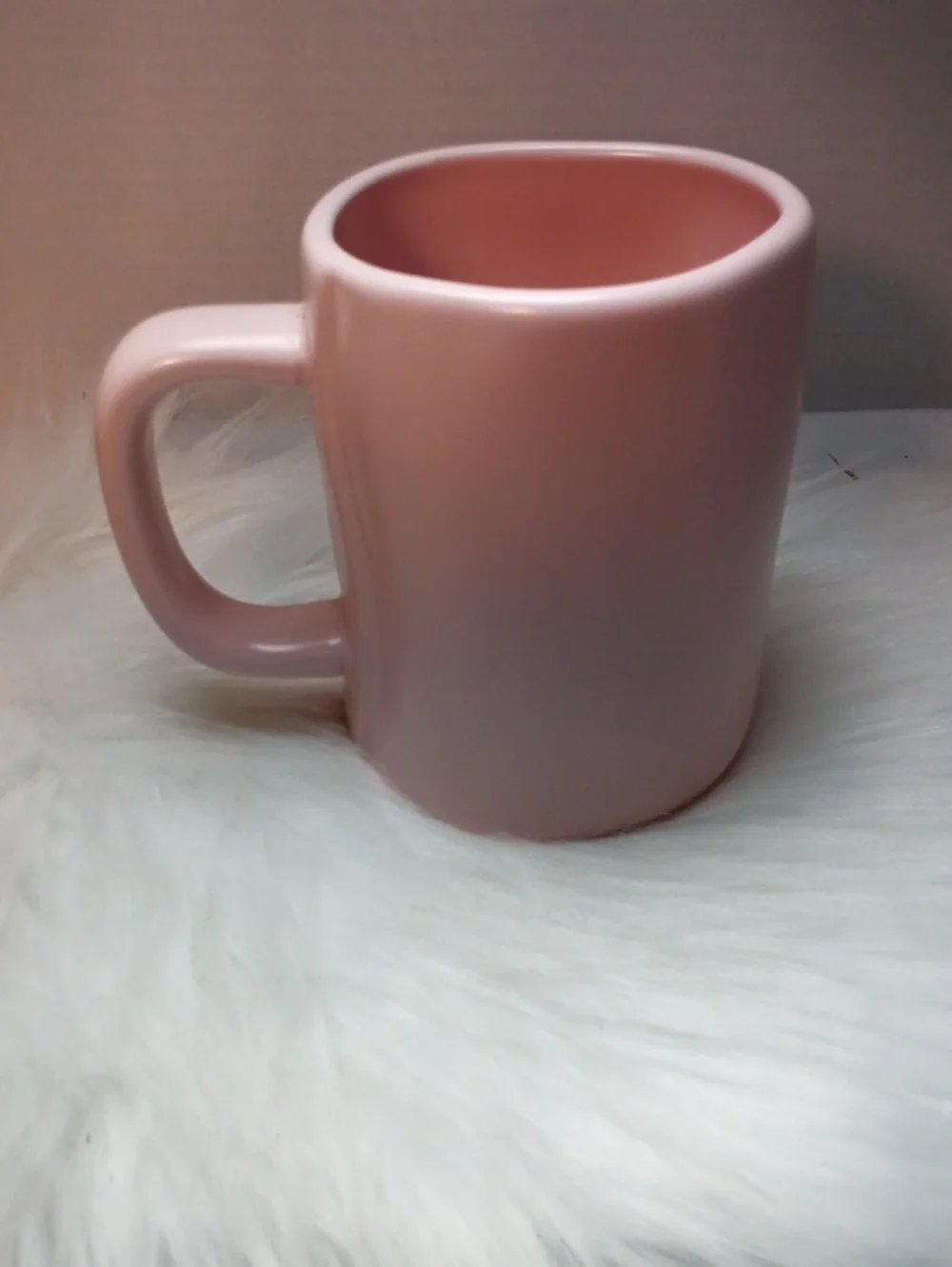 RAE DUNN "HOT MESS" PINK CERAMIC MUG - Picture 3 of 4